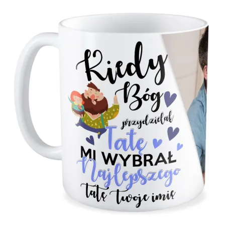 FOTO Kubek biały 330ml dla TATY